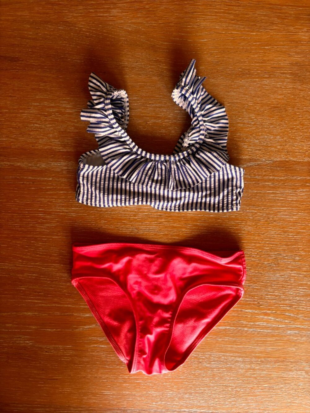 Blue and Pink Bikini